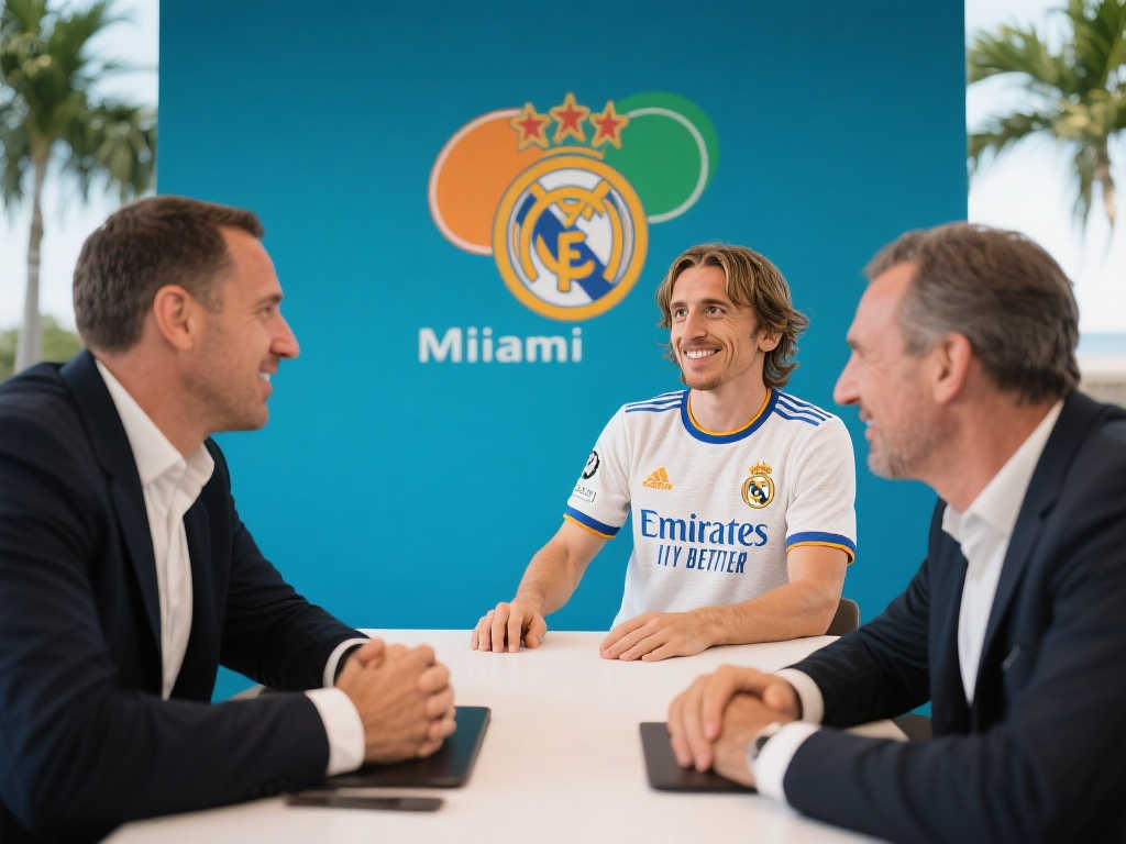 巨星聚首!贝克汉姆与莫德里奇会面,迈阿密或迎新援明年加盟 巨星聚首!贝克汉姆与莫德里奇会面,迈阿密或迎新援明年加盟